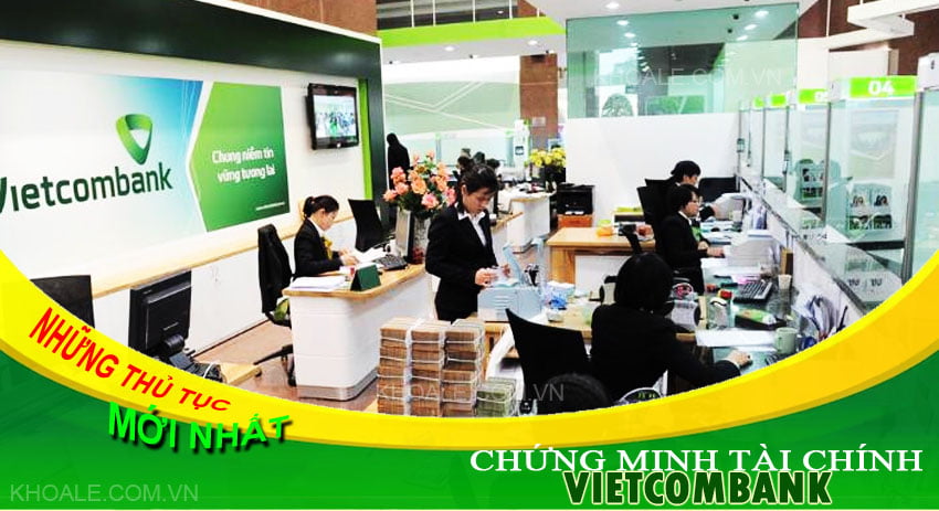 chứng minh tài chính vietcombank